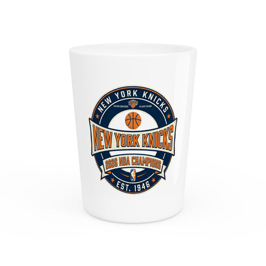 New York Knicks 2026 NBA Finals Champions Shot Glass